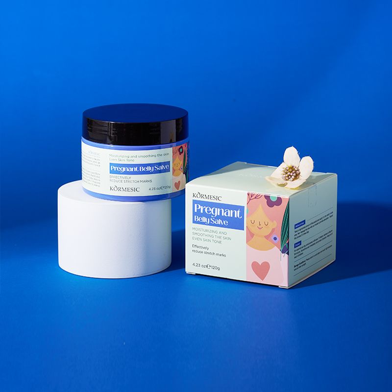 KORMESIC 100% Natural Herbal Stretch Mark Cream Reduces Stretch Marks Safe Mom Pregnancy Belly Cream Anti-Wrinkle Moisturizing Whitening Firms Skin Cell Regeneration Reduce Wrinkles Firm Wrinkled Skin