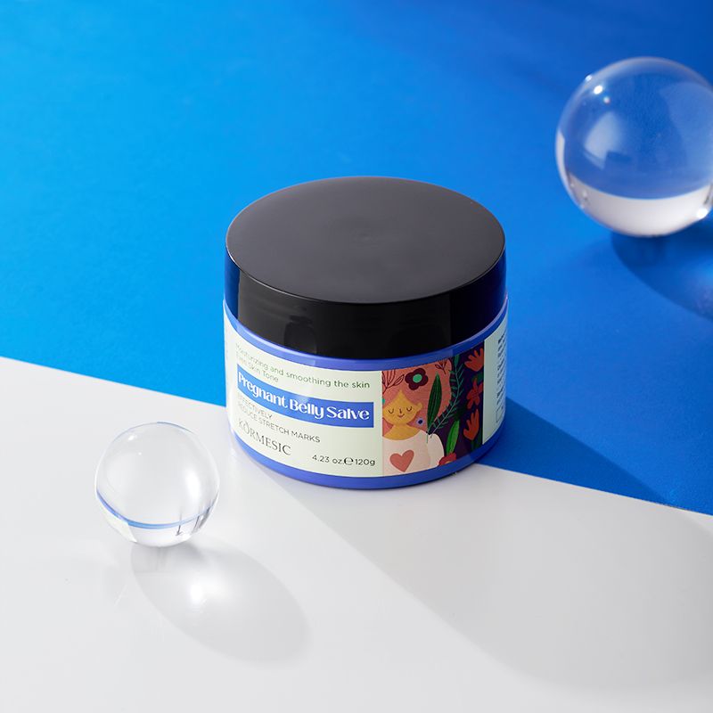 KORMESIC 100% Natural Herbal Stretch Mark Cream Reduces Stretch Marks Safe Mom Pregnancy Belly Cream Anti-Wrinkle Moisturizing Whitening Firms Skin Cell Regeneration Reduce Wrinkles Firm Wrinkled Skin