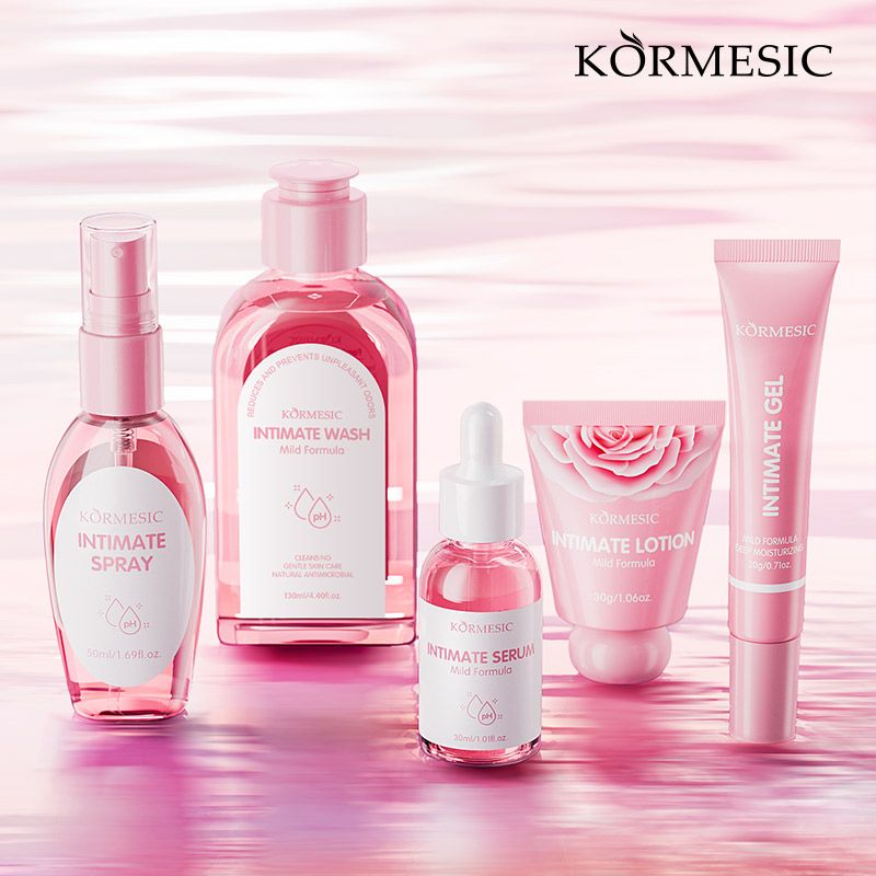 KORMESIC Fresh Scent Antibacterial Intimate Wash Gentle pH Balanced Feminine Wash Odor Control Vaginal Wash Prevents Infection Intimate Hygiene Cleansing Feminine Hygiene Feminine Care Feminine Odor