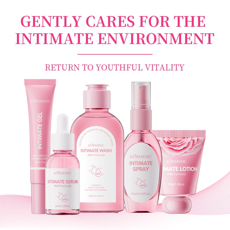 KORMESIC Fresh Scent Antibacterial Intimate Wash Gentle pH Balanced Feminine Wash Odor Control Vaginal Wash Prevents Infection Intimate Hygiene Cleansing Feminine Hygiene Feminine Care Feminine Odor