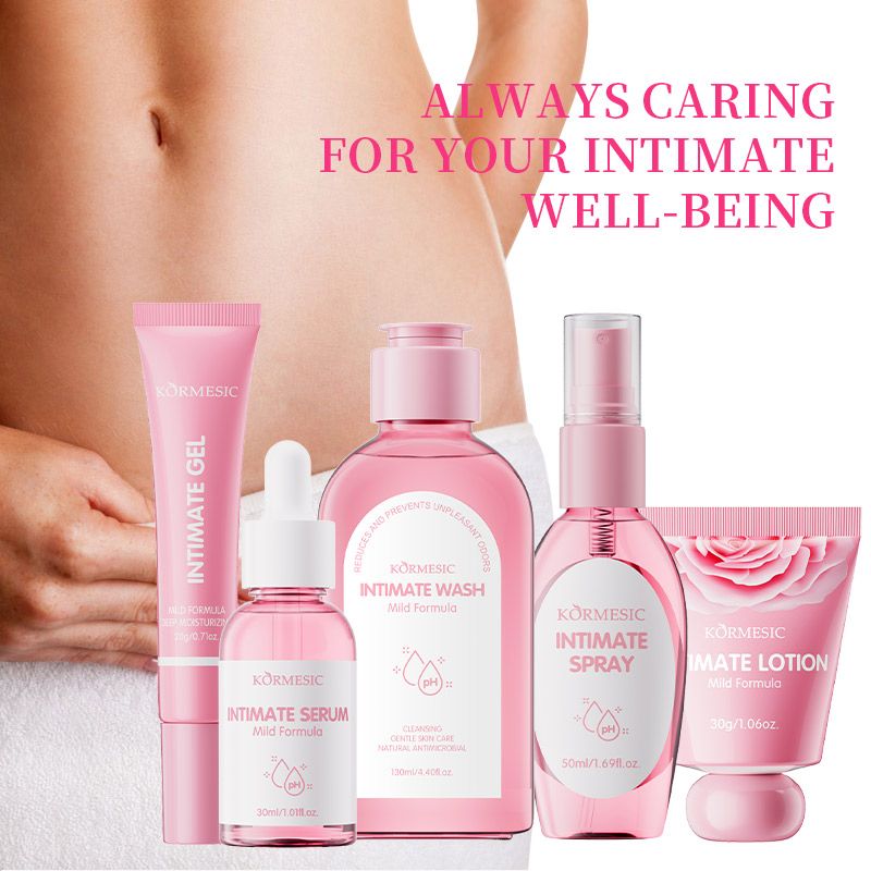 KORMESIC Fresh Scent Antibacterial Intimate Wash Gentle pH Balanced Feminine Wash Odor Control Vaginal Wash Prevents Infection Intimate Hygiene Cleansing Feminine Hygiene Feminine Care Feminine Odor