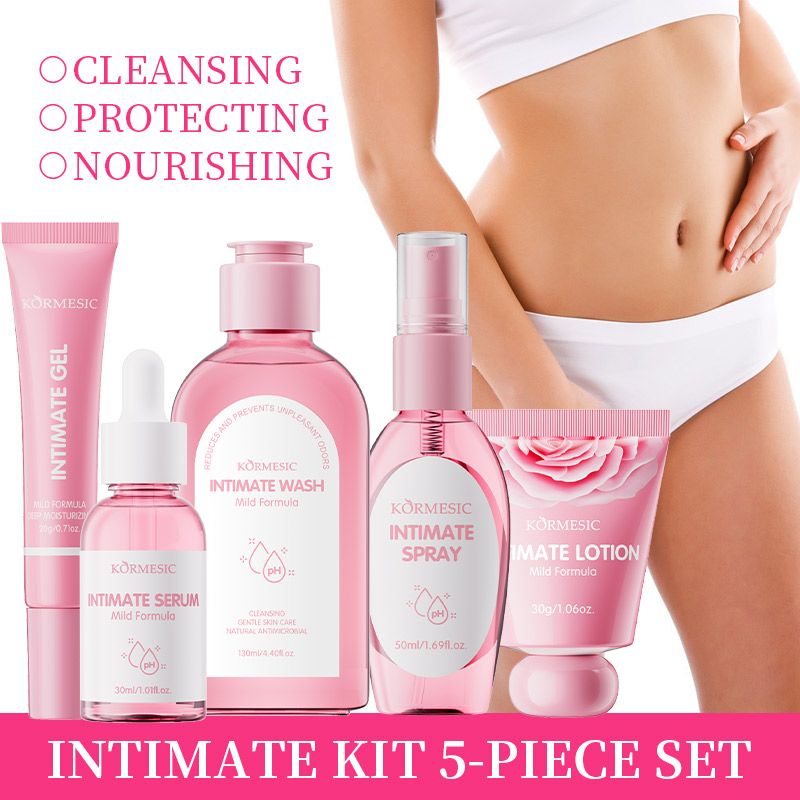 KORMESIC Fresh Scent Antibacterial Intimate Wash Gentle pH Balanced Feminine Wash Odor Control Vaginal Wash Prevents Infection Intimate Hygiene Cleansing Feminine Hygiene Feminine Care Feminine Odor