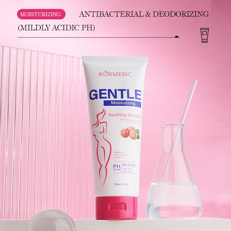 KORMESIC Fresh Scent Antibacterial Intimate Wash Gentle pH Balanced Feminine Wash Odor Control Vaginal Wash Prevents Infection Intimate Hygiene Cleansing Feminine Hygiene Feminine Care Feminine Odor