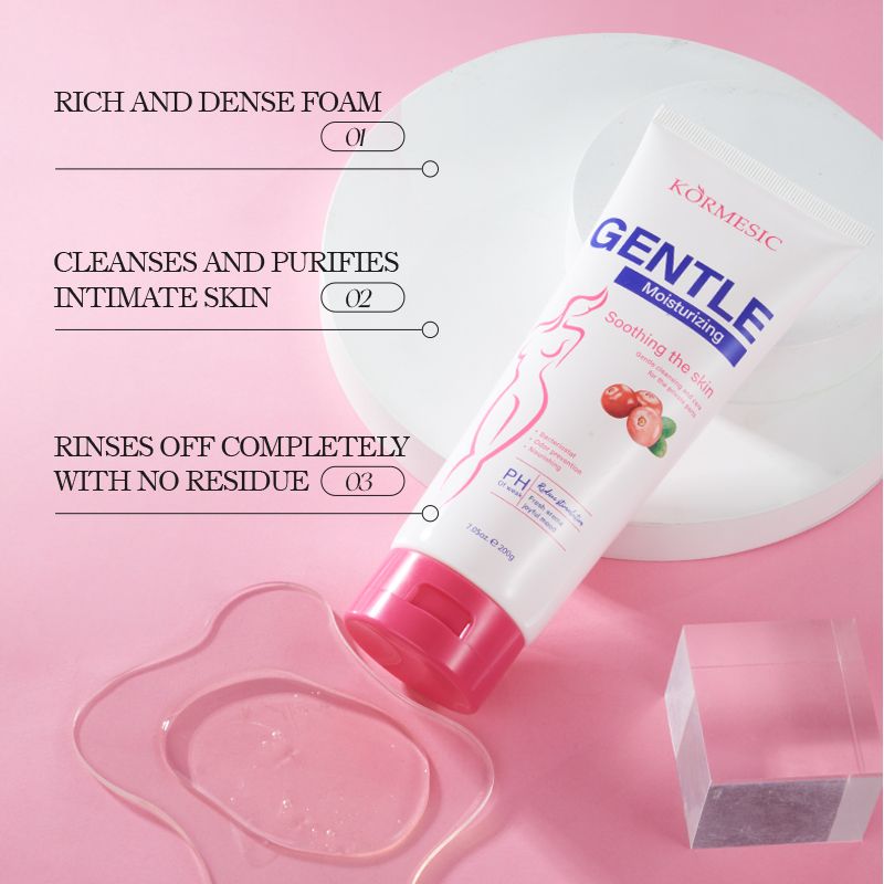 KORMESIC Fresh Scent Antibacterial Intimate Wash Gentle pH Balanced Feminine Wash Odor Control Vaginal Wash Prevents Infection Intimate Hygiene Cleansing Feminine Hygiene Feminine Care Feminine Odor