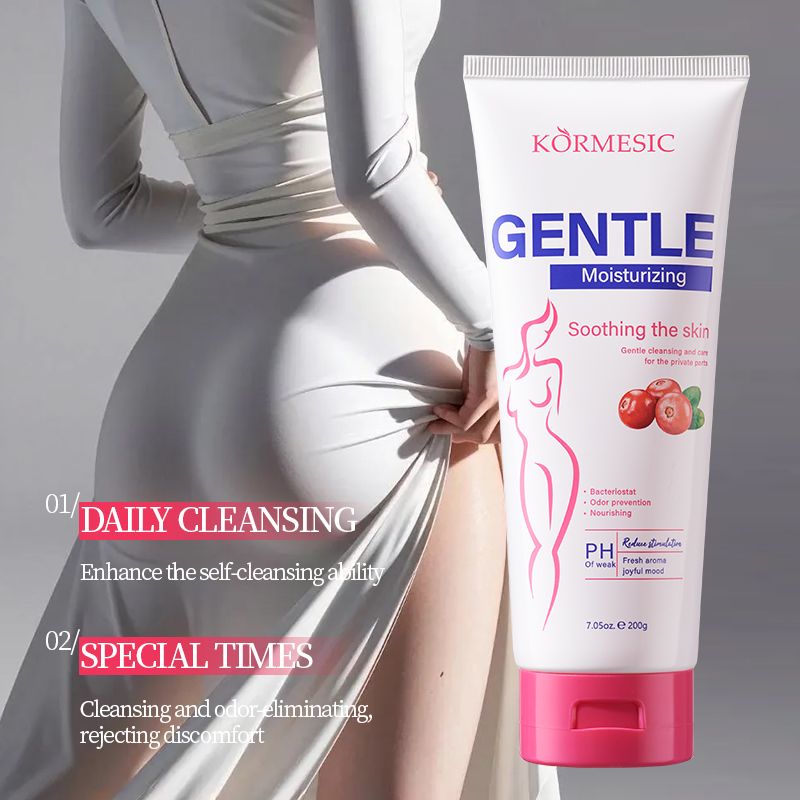 KORMESIC Fresh Scent Antibacterial Intimate Wash Gentle pH Balanced Feminine Wash Odor Control Vaginal Wash Prevents Infection Intimate Hygiene Cleansing Feminine Hygiene Feminine Care Feminine Odor
