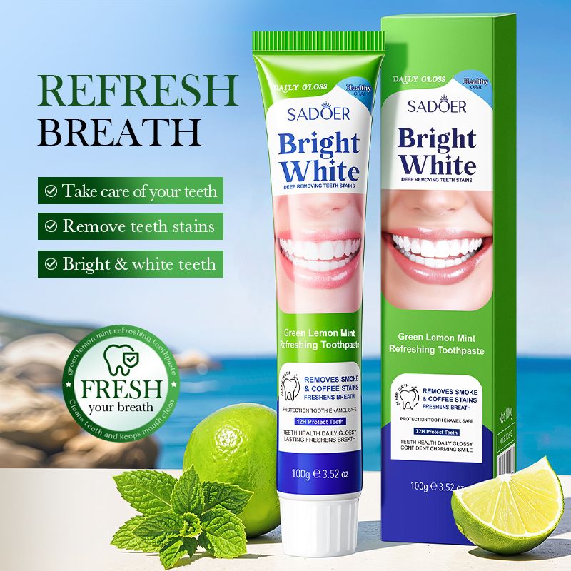 (13pcs Family Pack) SADOER Toothpastes & Toothbrushes Set Strong Teeth Fresh Breath Oral Care Kit Whitening Teeth Remove Yellow Teeth Plaque Removal Gum Care Healthy Gums Remove Teeth Stains