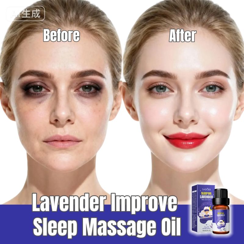 3pcs Lavender Massage Oil Improve Sleep Essential Oil Skin Care Oil Antiwrinkle Alleviate Fatigue Restore Vitality Insomnia Calm Aromatherapy Relax Remove Spot Stress Relief Brightening Reduce Acne