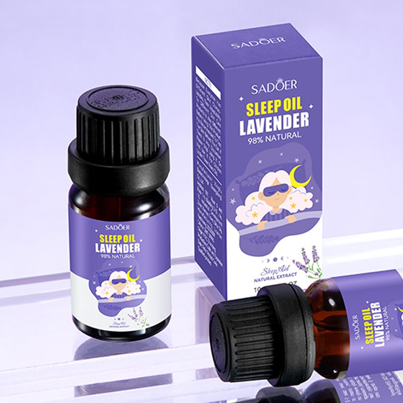 3pcs Lavender Massage Oil Improve Sleep Essential Oil Skin Care Oil Antiwrinkle Alleviate Fatigue Restore Vitality Insomnia Calm Aromatherapy Relax Remove Spot Stress Relief Brightening Reduce Acne