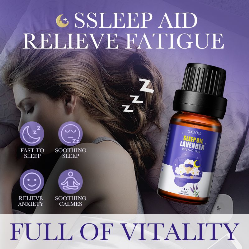 3pcs Lavender Massage Oil Improve Sleep Essential Oil Skin Care Oil Antiwrinkle Alleviate Fatigue Restore Vitality Insomnia Calm Aromatherapy Relax Remove Spot Stress Relief Brightening Reduce Acne
