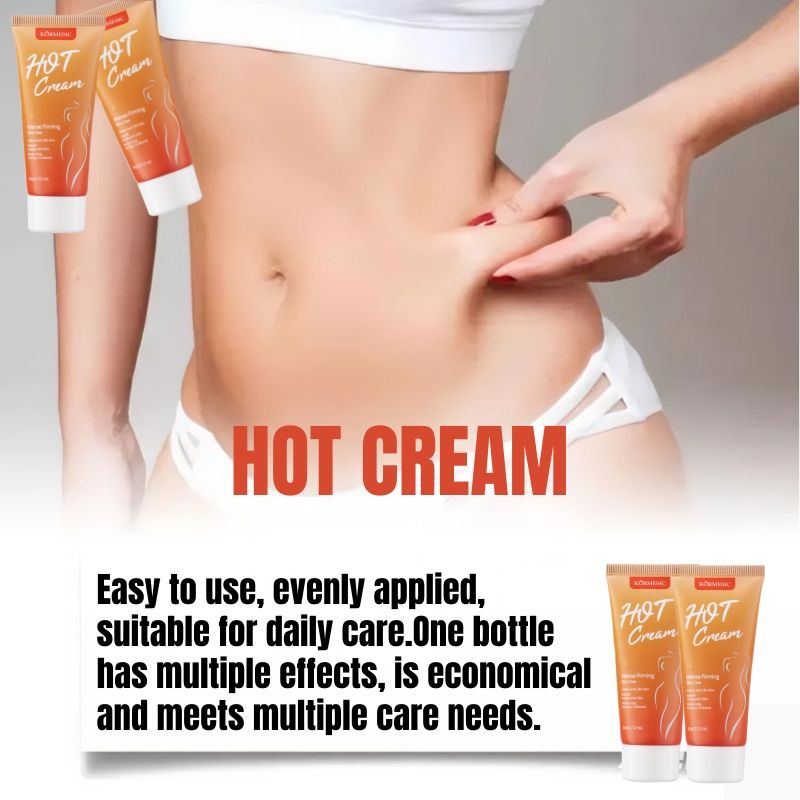 Slimming Hot Cream Lose Weight Management Fat Burning Body Shaping Thigh & Belly Fat Fast Acting Weight Loss Cellulite Treatment Natural Extract Firming Cream