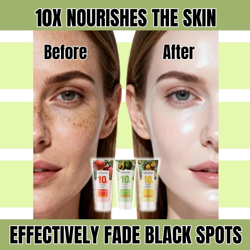 3pcs KORMESIC 10X Firm Moisturized Nourish Skin Care Set Pomegranate Avocado Lemon Serum Anti-Wrinkle Deep Hydration Whitening Essence Brightening Skincare Glowing Vitamin C Visible Repair 3*100g