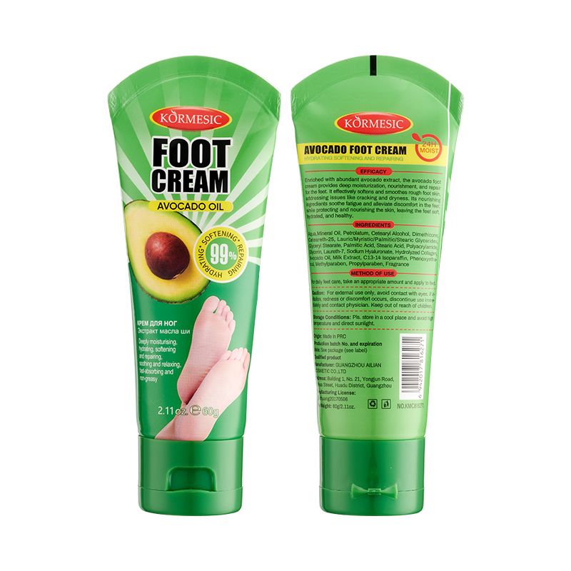 KORMESIC Avocad Hand Foot Chapped Cream Repair Cracked Heels Dry Cracked Feet Rescue Foot Cracks Split Heels Hard Skin & Cracks Heel Fissures Plantar Rhagades Painless Deep Skin Fissures Moisturizer