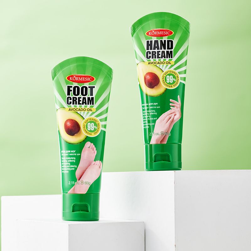 KORMESIC Avocad Hand Foot Chapped Cream Repair Cracked Heels Dry Cracked Feet Rescue Foot Cracks Split Heels Hard Skin & Cracks Heel Fissures Plantar Rhagades Painless Deep Skin Fissures Moisturizer