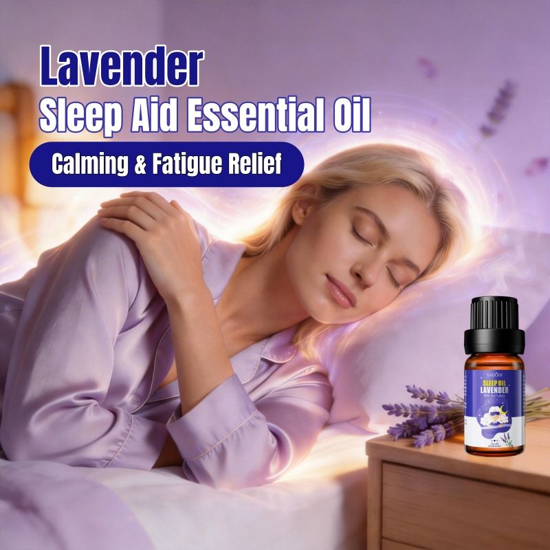 3pcs Lavender Massage Oil Improve Sleep Essential Oil Skin Care Oil Antiwrinkle Alleviate Fatigue Restore Vitality Insomnia Calm Aromatherapy Relax Remove Spot Stress Relief Brightening Reduce Acne