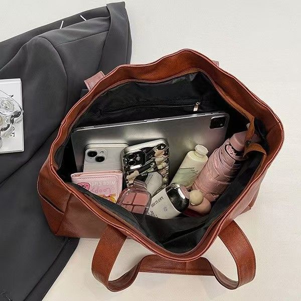 Large Bag - New style trendy Korean Version Multi-Purpose And Simple Large Capacity Tote Bag For Women Crossbody Handbag The Highest Quality On The Entire Internet.