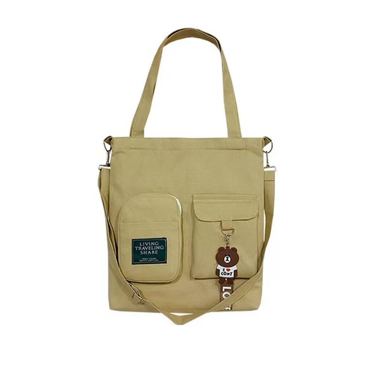 New Style Canvas Bag - Personalized Crossbody Bag For Students School Campus Handbag Simple And Casual Korean-Style Shoulder Bag The Highest Quality Available online.