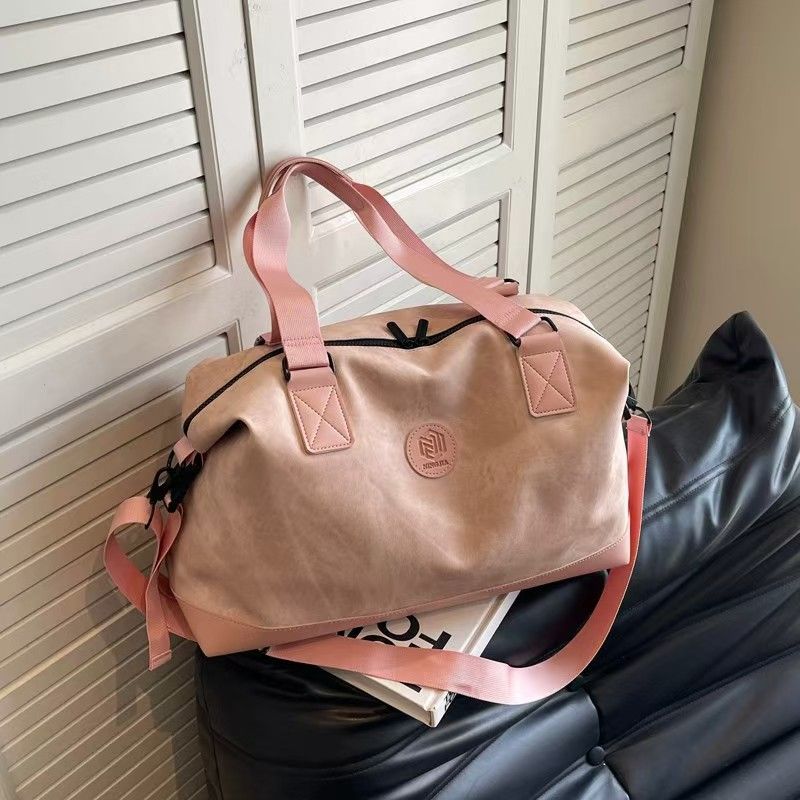 New Model Travel Bag - Fashionable Sports And Fitness Bag - Large Capacity Luggage Bag - Simple And Casual Sports And Fitness Bag - Women's - Top Quality Across The Entire Network