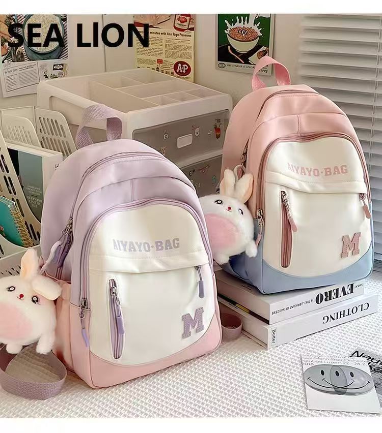 Study Tour Bag Small Backpack For Children's Travel And Outings Travel Bag For Double-Shoulder Carrying Girl Primary School Student's Bag For Going Out On Spring Outing Lightweight Bag
