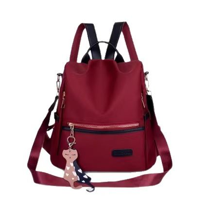 Double-Shoulder Bag - Fashionable Women's Oxford Cloth Lightweight Dual-Shoulder Large-Capacity  Travel Anti-theft Women's Bag Casual And Versatile Women's Bag