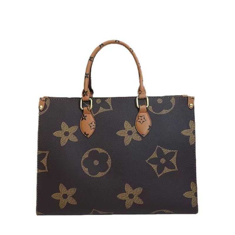 Vintage Classic Handbag - Women's Floral Tote Bag - High-End Commuting Handbag With Shoulder Strap - Large Capacity - Top Quality Across The Board