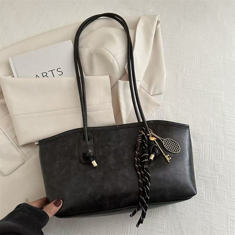 High Level Of Appearance Sense Retro Style Large Capacity Bag For Women New Autumn/Winter Commuter Single Shoulder Bag Handbag Tote Bag The Best Quality Across The Entire Network.