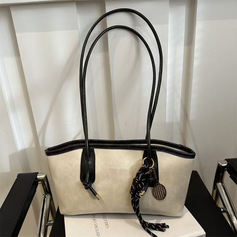 High Level Of Appearance Sense Retro Style Large Capacity Bag For Women New Autumn/Winter Commuter Single Shoulder Bag Handbag Tote Bag The Best Quality Across The Entire Network.