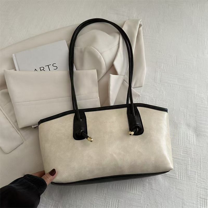 High Level Of Appearance Sense Retro Style Large Capacity Bag For Women New Autumn/Winter Commuter Single Shoulder Bag Handbag Tote Bag The Best Quality Across The Entire Network.