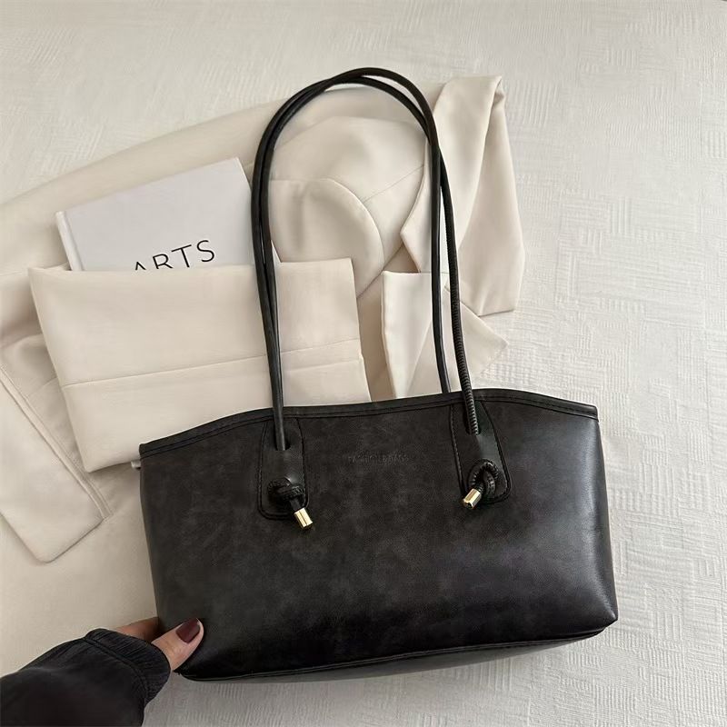 High Level Of Appearance Sense Retro Style Large Capacity Bag For Women New Autumn/Winter Commuter Single Shoulder Bag Handbag Tote Bag The Best Quality Across The Entire Network.