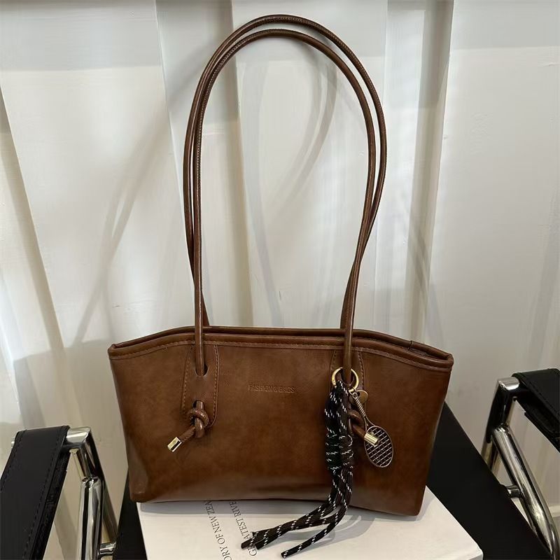 High Level Of Appearance Sense Retro Style Large Capacity Bag For Women New Autumn/Winter Commuter Single Shoulder Bag Handbag Tote Bag The Best Quality Across The Entire Network.