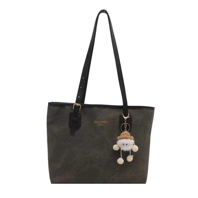 New Trendy Casual Large-Capacity Tote Bag - High-End Niche Commuter Bag Trendy Shoulder Bag The Highest Quality On The Entire Internet.