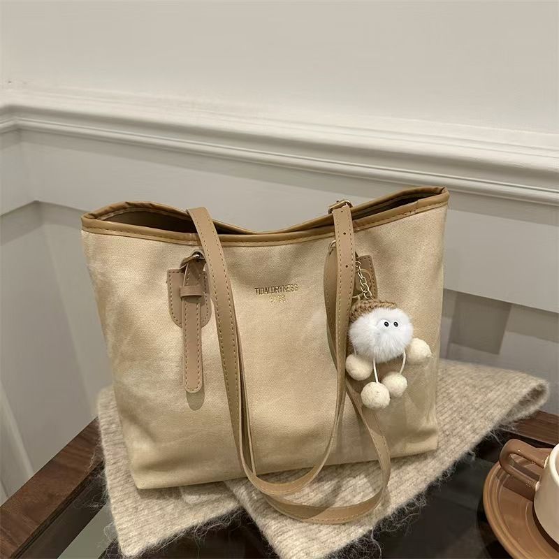 New Trendy Casual Large-Capacity Tote Bag - High-End Niche Commuter Bag Trendy Shoulder Bag The Highest Quality On The Entire Internet.