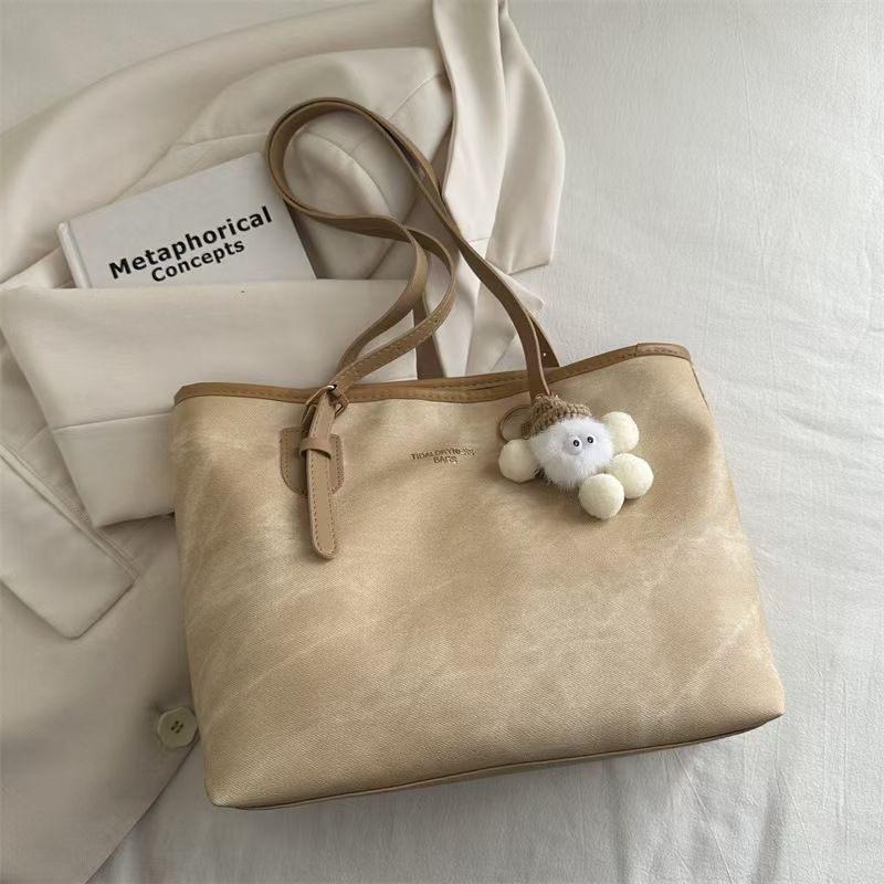 New Trendy Casual Large-Capacity Tote Bag - High-End Niche Commuter Bag Trendy Shoulder Bag The Highest Quality On The Entire Internet.