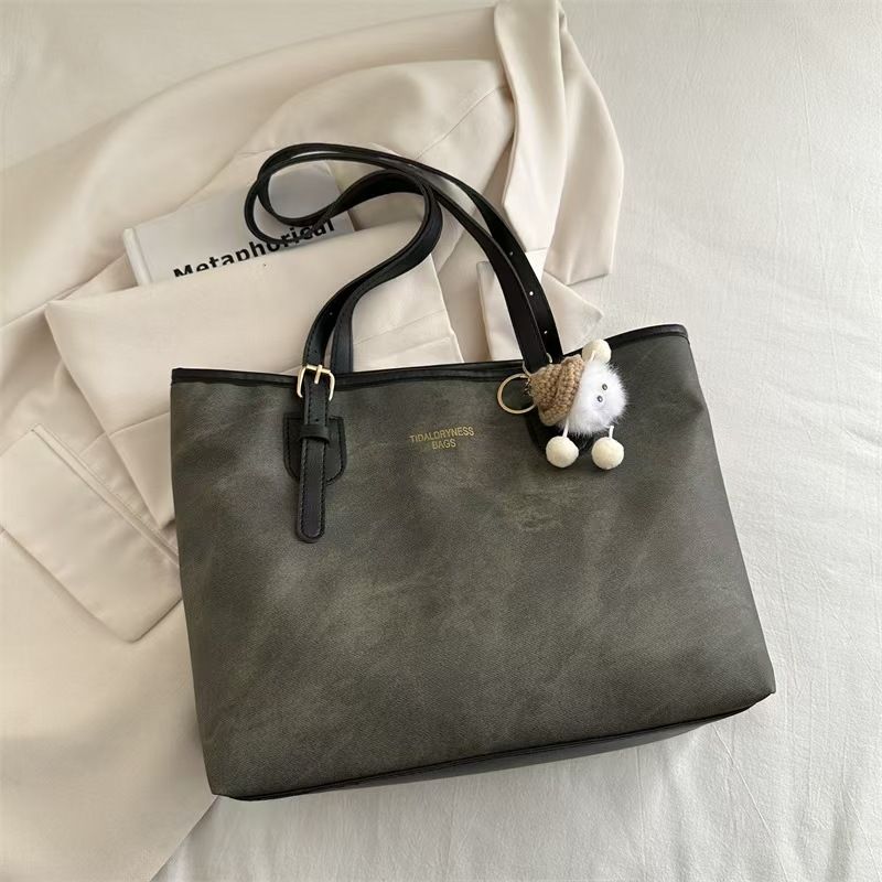 New Trendy Casual Large-Capacity Tote Bag - High-End Niche Commuter Bag Trendy Shoulder Bag The Highest Quality On The Entire Internet.