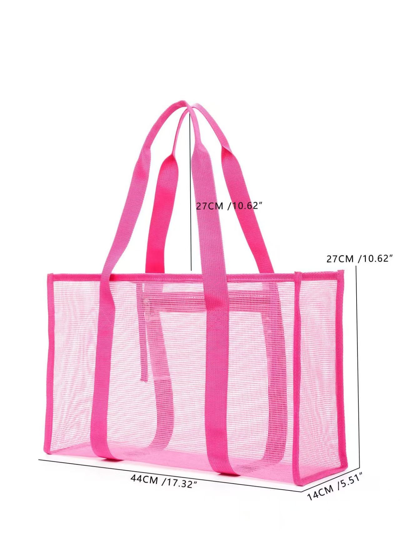 Pool Minimalist Mesh Beach Bag Minimalist Large-Capacity Swimming Storage Bag Long-Style Shopping Beach Bag Top-Quality Nationwide Lowest Price