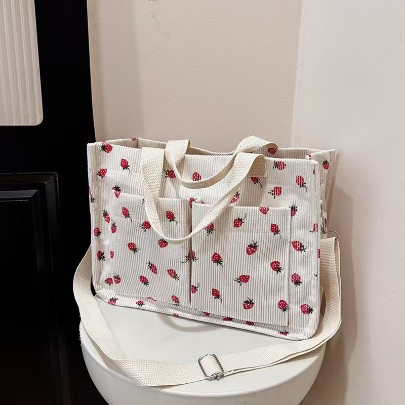 New Sweet And Fashionable Large-Capacity Bow-Shaped Canvas Tote Bag Backpack For Going Out Commuting Attending Classes Single-Shoulder Bag Gift For Friends