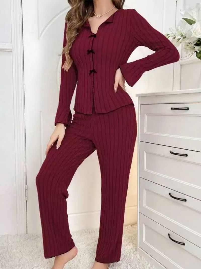 Fashionable Winter & Autumn Women's 2-Piece Loungewear Set - Casual Versatile Wearable Outdoors Home Wear | Warm Comfortable Stylish Intimate Set for Daily Use