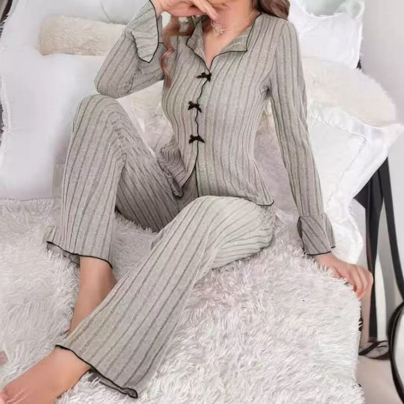 Fashionable Winter & Autumn Women's 2-Piece Loungewear Set - Casual Versatile Wearable Outdoors Home Wear | Warm Comfortable Stylish Intimate Set for Daily Use