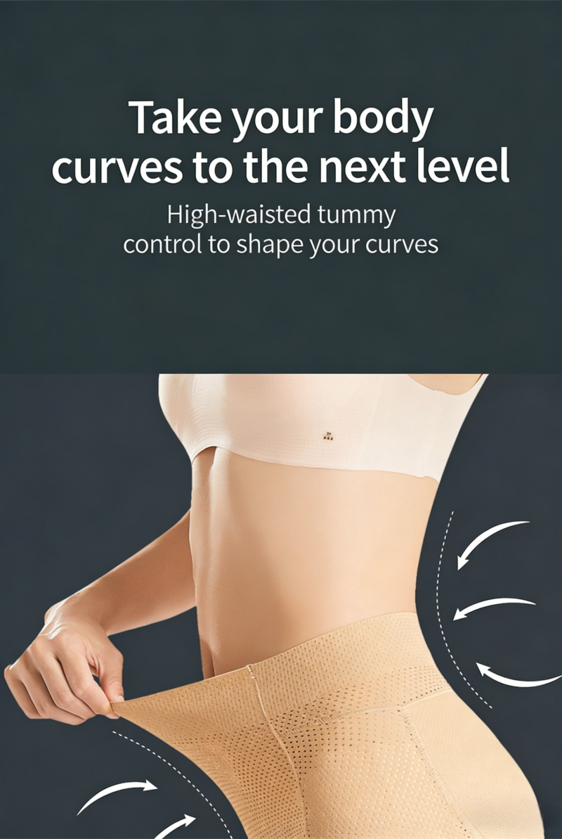 High-end Fashion Women Hip Lifting & Tummy Control Underwear Peach Hip Enhancement Shapewear Panties Sexy Natural Curvy Hip and Waist Shaping Underwear Comfortable Slim Yoga Pants for Ladies Daily