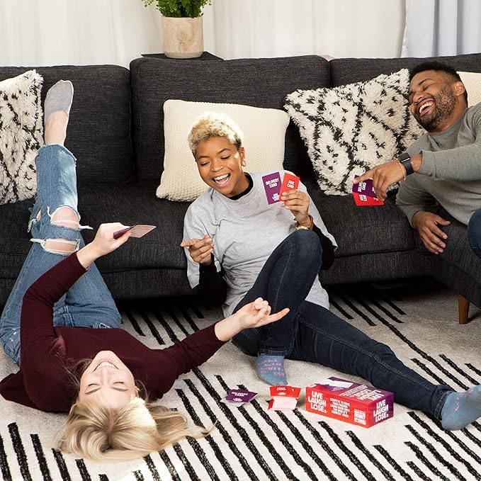PREMIUM  Live Laugh Lose - The Party Game Where You Compete to Make Corny Jokes Funny For Adults and People Over 18
