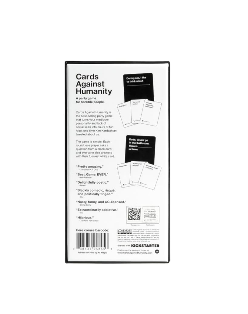 HILLARIOUS Cards Against Humanity - A Party Game for Horrible People -  Family Party Card Game for Adult (Age: 18+)