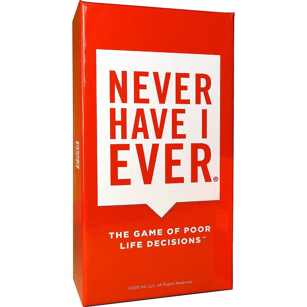 PREMIUM Never Have I Ever Card Game - Party Game of Poor Life Decisions - Ages 18 and Up – The Classic Viral Hilarious and Funny Icebreaker for Adults - 4-12 Players