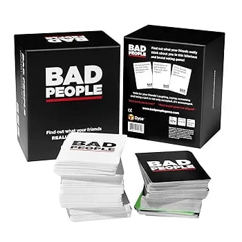 PREMIUM Bad People Party Card Game for Adult (Pack of 1) Family Card Game for Adult (Ages: 18 Years & Up; Players: 3-10)