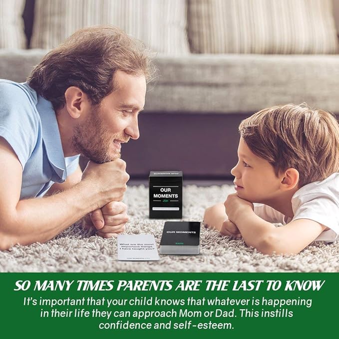 FRIENDLY Our Moments Kids: 100 Conversation Starter Cards for Families and Kids - Relationship Building - Car Travel, Road Trip & Card Game for Healthy Loving Family - Questions for Family Activities