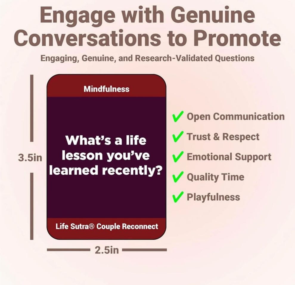 LUXURY Couple Reconnect  – 200 Conversation Starter Card Game | Fun & Meaningful Relationship Building Game for Couples | Deep Questions for Two Players