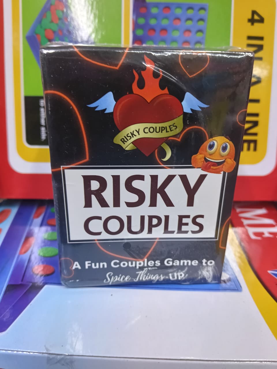 ROMANTIC Risky Couples - Fun Date Night Card Game: 150 Exciting Dares & Questions for Partners. Perfect for Romantic Anniversaries, Valentine's Day, and Gifts for Couples