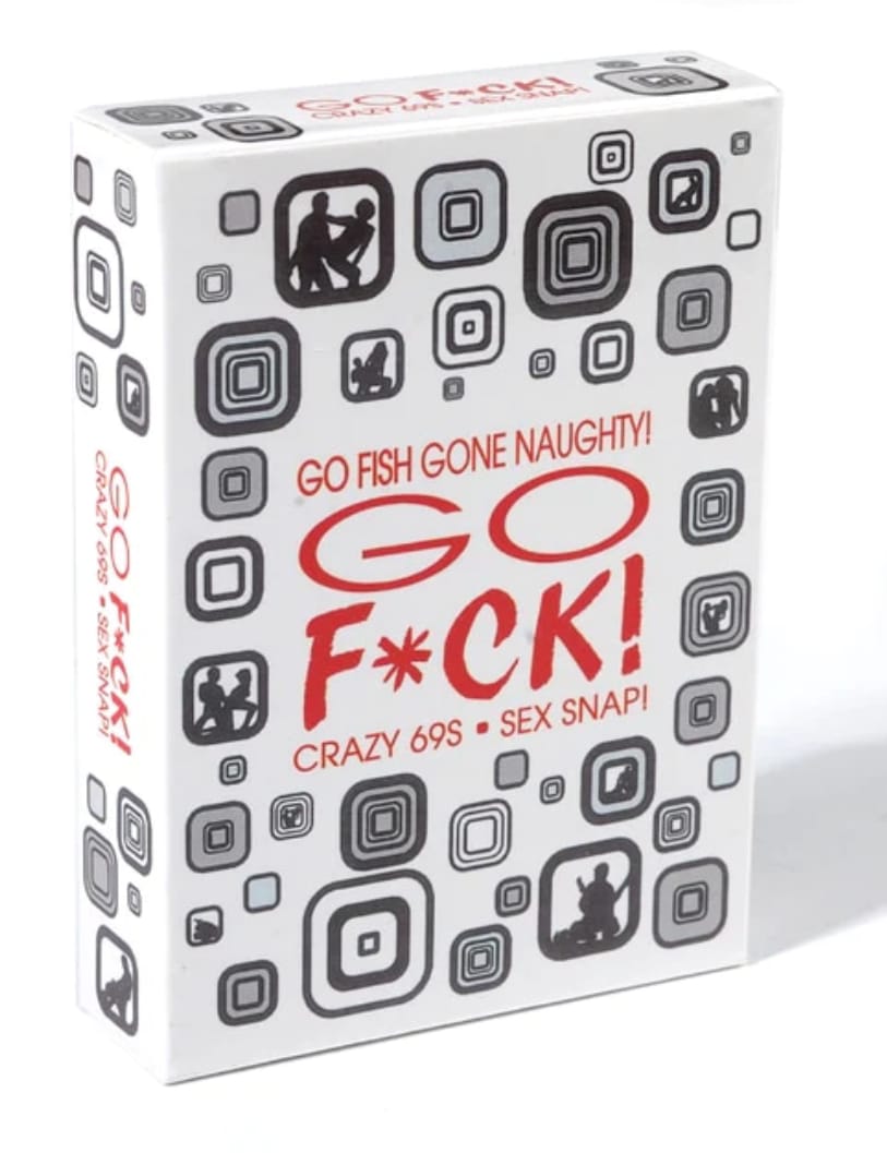 RACY Go Fish Gone Naughty - Go F*ck: Crazy 69s Sex Snap Go Fck! Card Game - A Dirty Version of Go Fish For Adults 18+