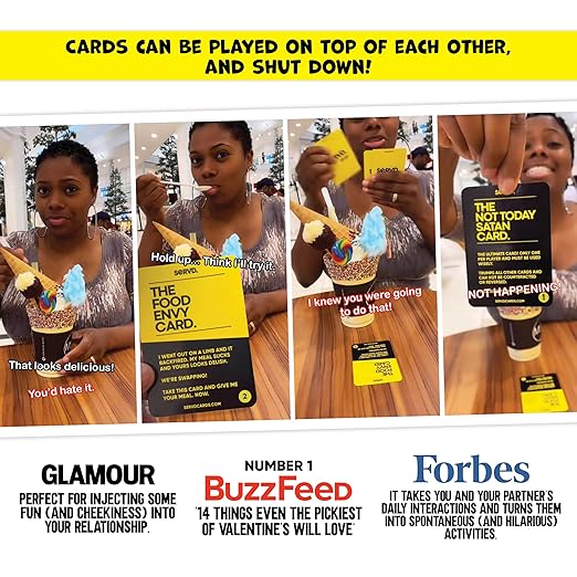 PREMIUM Servd Couples Edition - The hilarious Real Life Couples Card Game His & Hers - Funny Real Life Couple Card Game for Adults