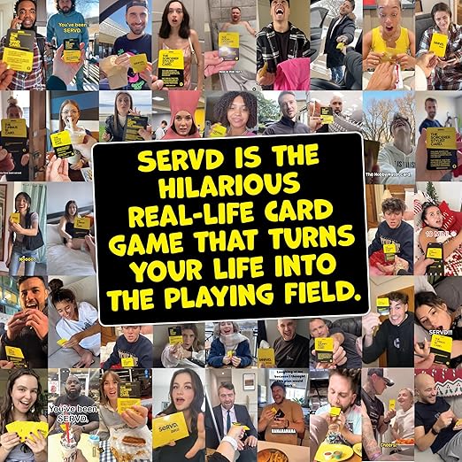 PREMIUM Servd Couples Edition - The hilarious Real Life Couples Card Game His & Hers - Funny Real Life Couple Card Game for Adults