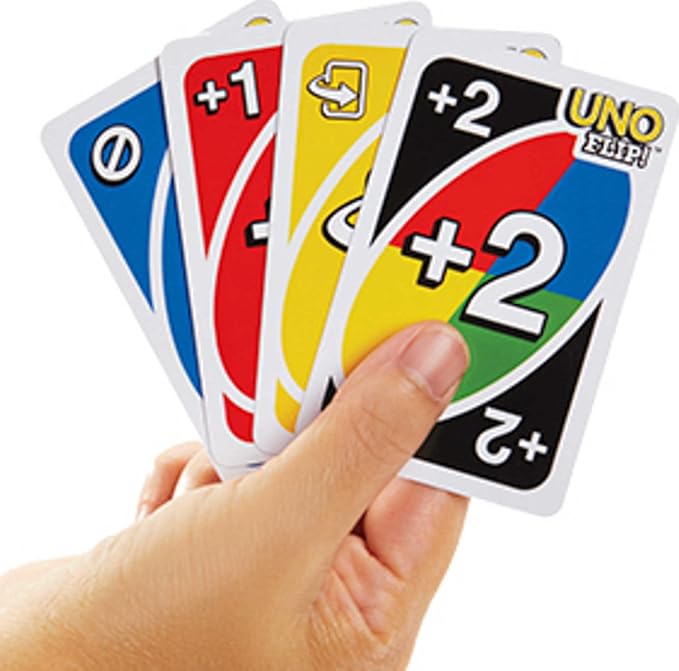 ENJOYABLE Uno Flip! Family Card Game, with 112 Cards, Makes a Great Game for 7 Year Olds and Up