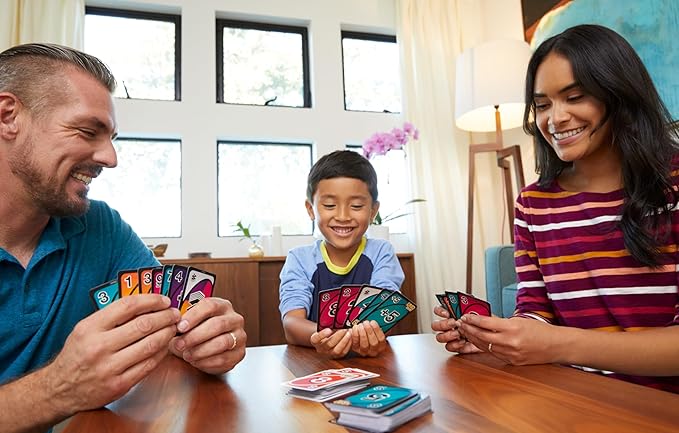ENJOYABLE Uno Flip! Family Card Game, with 112 Cards, Makes a Great Game for 7 Year Olds and Up